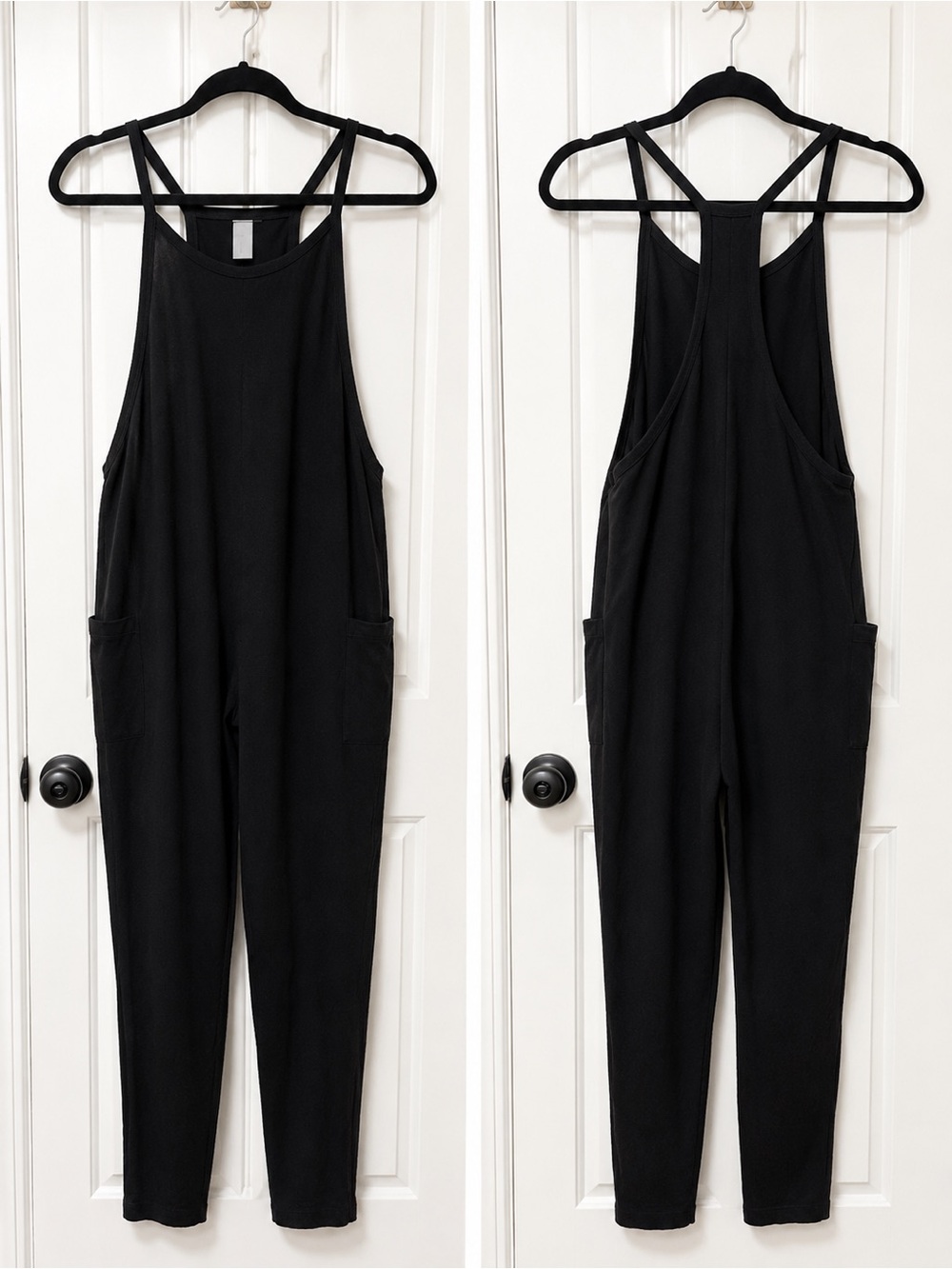 AS Revival One Piece Jumper Romper Women’s Black with pockets
